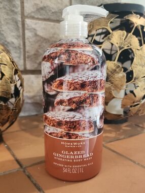 HomeWorx Slatkin + Co. Glazed Gingerbread Hydrating Body Wash - Brown